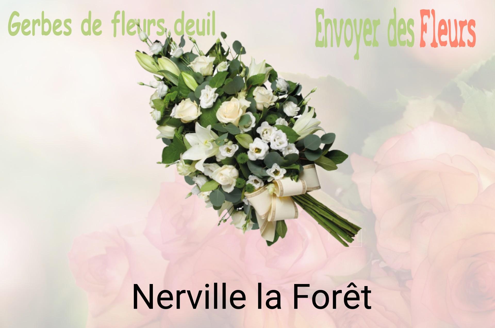 Gerbe de fleurs de deuil livrée à Nerville-la-Forêt