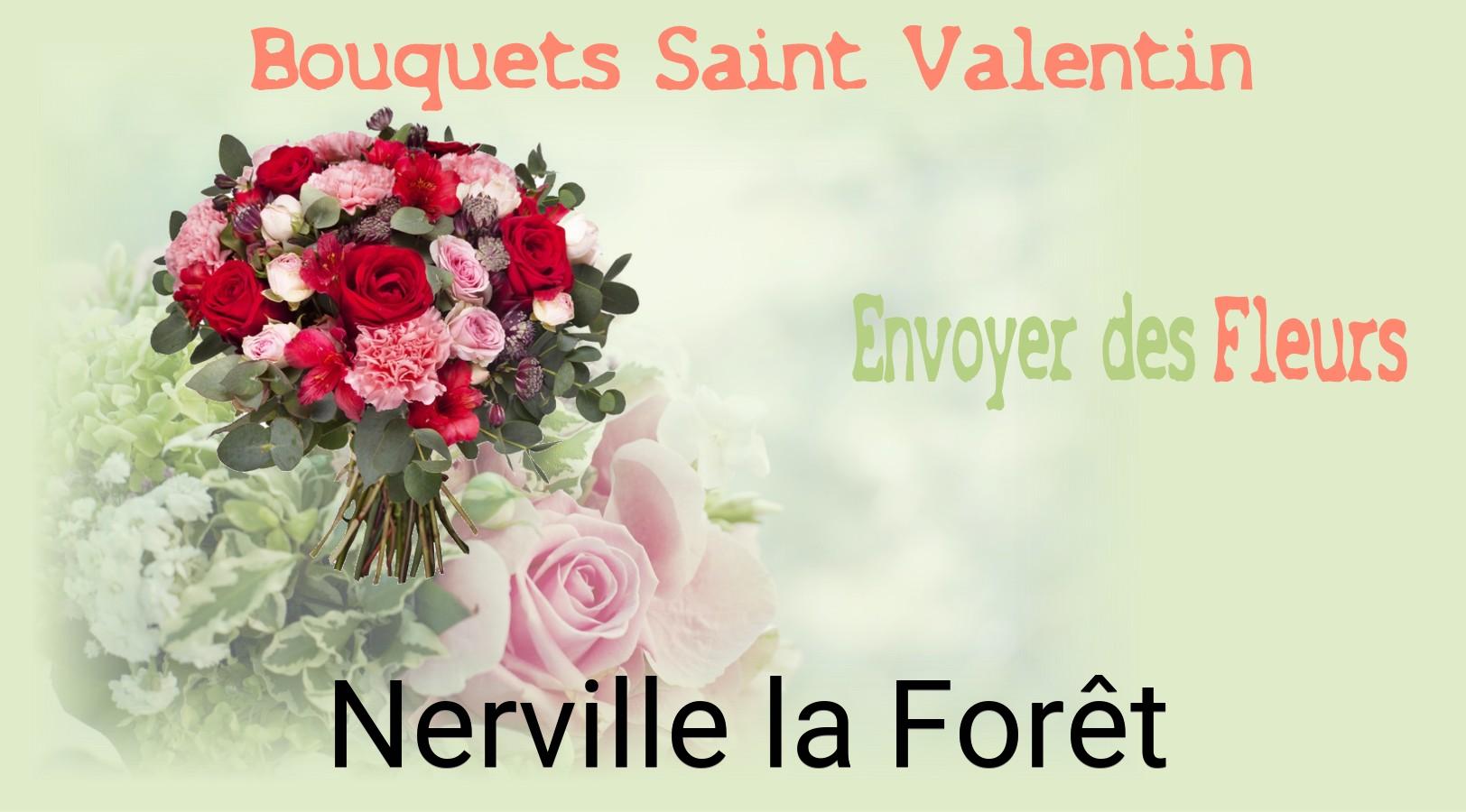 Roses de Saint-Valentin livrées à Nerville-la-Forêt
